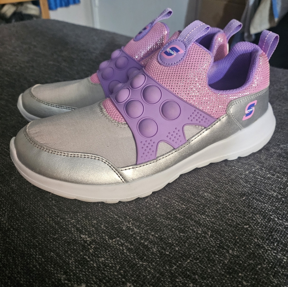 Kids Sports By Sketchers Purple and Pink Sneakers